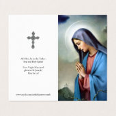 カトリック教の祈りの言葉は|の悲哀を梳きます 名刺 (外部フラット)