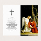 カトリック教の祈りの言葉は|の慰める天使を梳きます 名刺 (外部フラット)