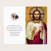 カトリック教の祈りの言葉は|イエス・キリスト1を梳きます 名刺 (外部フラット)