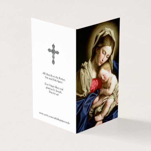 カトリック教の祈りの言葉は|マドンナ及び子供を梳きます 名刺 (外部)
