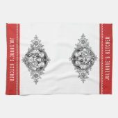 カトリック教の神聖な家族の宗教装飾的な線画 キッチンタオル (横)