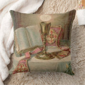 カトリック教の祭壇の聖餐杯のMissalの聖餐式の司祭 クッション (ブランケット)
