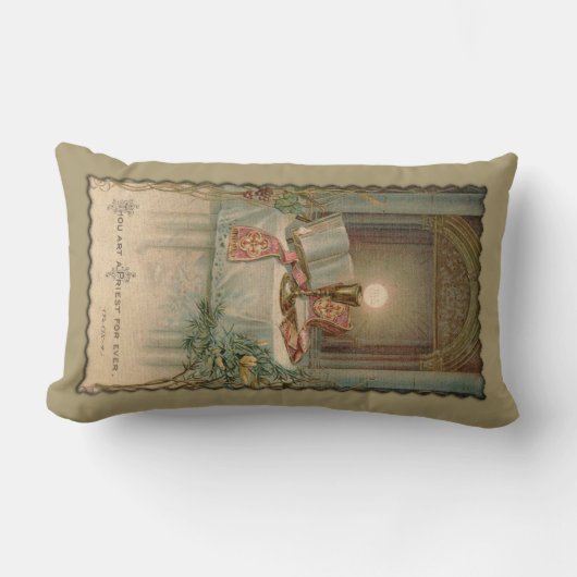 カトリック教の祭壇の聖餐杯のMissalの聖餐式の司祭 ランバークッション (正面)