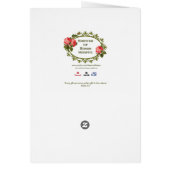 カトリック教の結婚式の招待状w/scriptureの詩 (裏面)