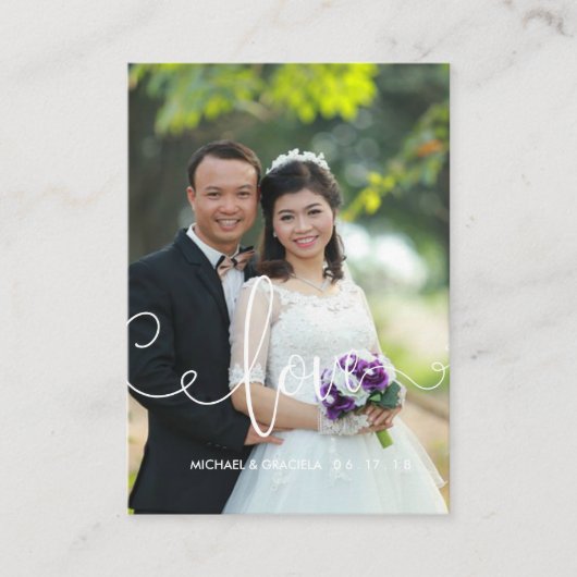 カトリック教の結婚式の祈りの言葉神聖なカード|原稿の上敷 名刺 (正面)