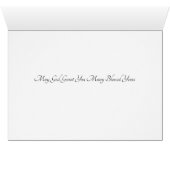 カトリック教の結婚式の結婚カード (内部横(下))