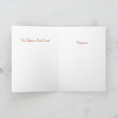 カトリック教の聖者の挨拶状カルメル山の私達の女性 カード (内部)