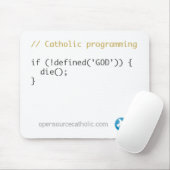 カトリック教プログラマーのマウスパッド マウスパッド (マウス)