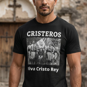 カトリック教会のギフト Cristeros Viva Cristo Rey Tシャツ