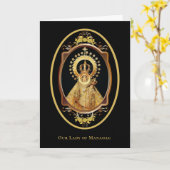 カトリック教会のマナオグの宗教婦人 カード (黄色い花)