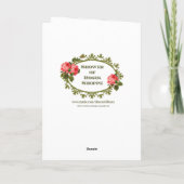 カトリック教会のミサ・イエスの祭壇 カード (裏面)