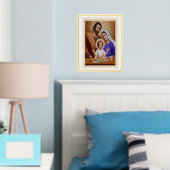 カトリック教会の神聖な芸術 箔ポスター (インサイチュ (寝室))