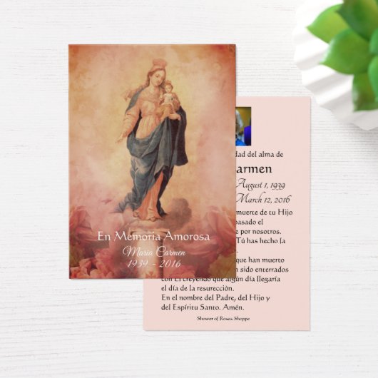 カトリック教会の聖母スペインの葬儀 (デスク)