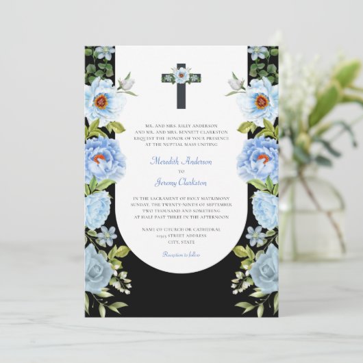 カトリック教会の集団宗教結婚教会 招待状 (スタンド正面)