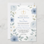 カトリック教会の集団宗教結婚教会 招待状 (正面)