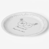 カトリック教会モノグラムのの結婚正統 ペーパープレート (アングル)