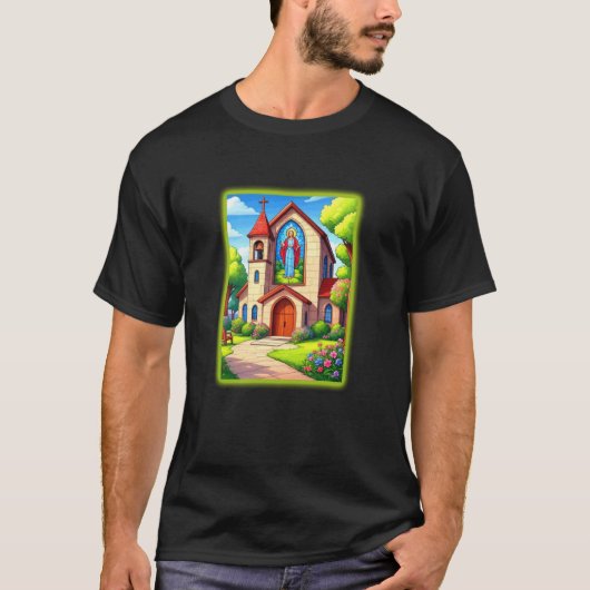 カトリック教会 Tシャツ (正面)