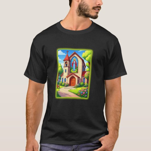 カトリック教会 Tシャツ (正面)