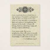 カトリック教徒が結婚カードを守る (裏面)