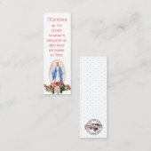 カトリック教徒によって賛美される新しい母宗教神聖なカード スキニー名刺 (正面/裏面)