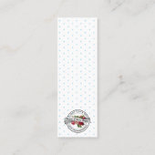 カトリック教徒によって賛美される新しい母宗教神聖なカード スキニー名刺 (裏面)