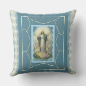 カトリック教徒によって賛美される聖母マリアの仮定の天使 クッション (裏面)