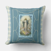 カトリック教徒によって賛美される聖母マリアの仮定の天使 クッション (正面)