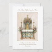 カトリック教徒の意志供述親忘れ ノートカード (正面)