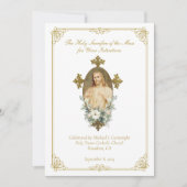 カトリック教徒の意志供述親忘れ ノートカード (正面)