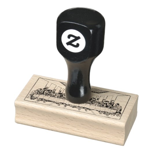 カトリック教徒の最後の晩餐の宗教使徒 ラバースタンプ (スタンプ)