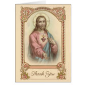 カトリック教徒の神聖なハートのイエス・キリストの哀悼は感謝していしています (正面)