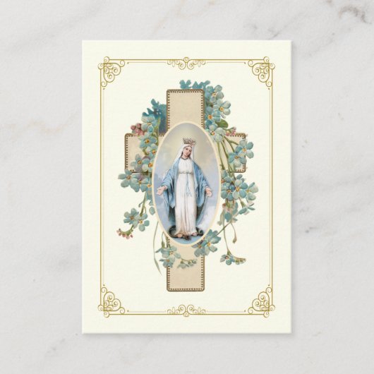 カトリック教徒の聖職者のための祈りの言葉 プレイスカード (正面)