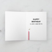 カトリック教徒の誕生日おめでとう カード (内部)