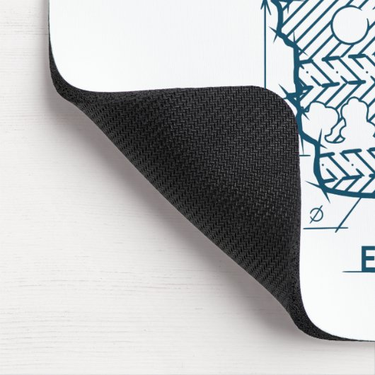 カトリック教徒はロゴのマウスパッドを設計します マウスパッド (コーナー)