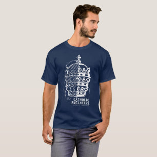 カトリック教徒はロゴの人のTシャツを設計します Tシャツ
