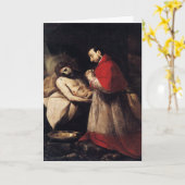 カトリック教神学校の挨拶と勇気付けられる カード (黄色い花)