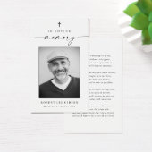 カトリック教葬儀記念祈りの言葉カード (デスク)