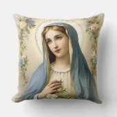 カトリック教賛美聖マリーフローラ クッション (正面)