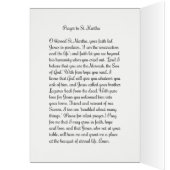 カトリック教St.マーサの伝統的な祈りの言葉 (内側 (左))