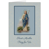 カトリック教St.マーサの伝統的な祈りの言葉 (正面)