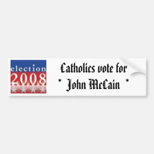 カトリック教Vote1 バンパーステッカー