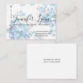 カトリック数珠バラ宗教フローラ 名刺 (正面/裏面)