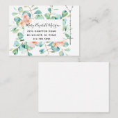 カトリック数珠ユーカリの宗教フローラ 名刺 (正面/裏面)