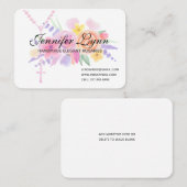 カトリック数珠水彩宗教フローラ 名刺 (正面/裏面)