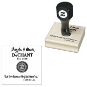 カトリック新郎新婦聖なる書物、 経典付き ラバースタンプ (押印)