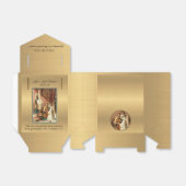 カトリック新郎新婦Mary St. Joseph金ゴールドシム フェイバーボックス (折り畳みなし)