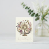 カトリック正チャーリスティック宿主聖なる書物、 経典祈りの言葉 コーリングカード (スタンド正面)