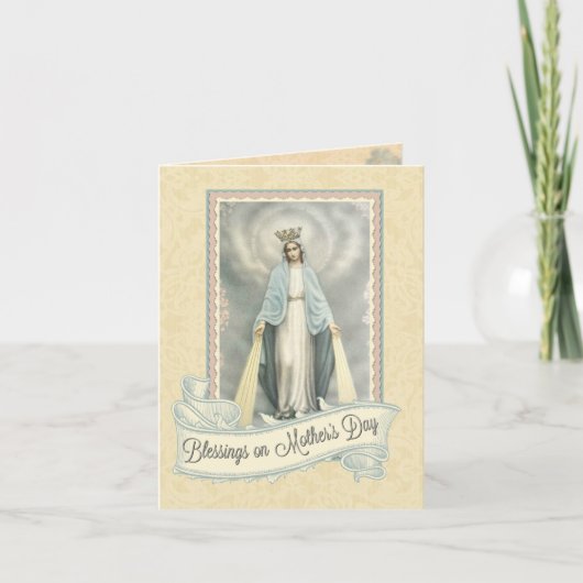カトリック母の日カード カード (正面)