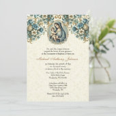 カトリック洗礼マリアとイエスフローラ 招待状 (スタンド正面)