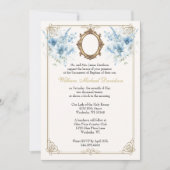 カトリック洗礼《キリスト教》洗礼式や命名式賛美マザーイエス 招待状 (正面)